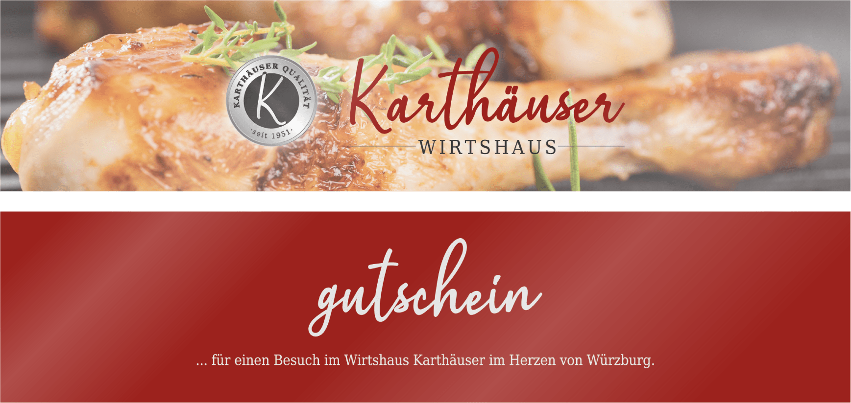 Gutschein für Wirtshaus Karthäuser.